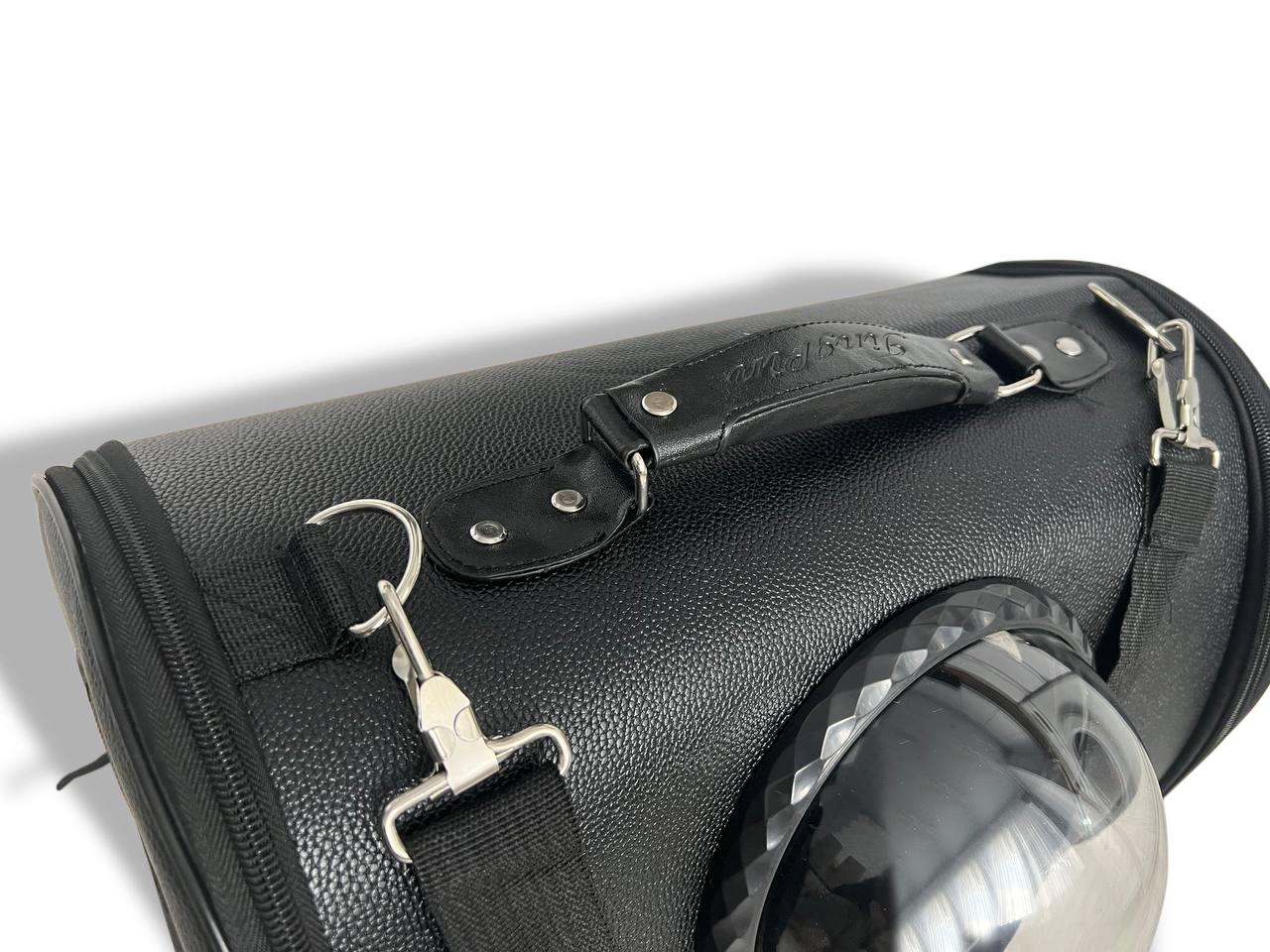 Сумка-переноска для собак і кішок з вентиляцією 44x26x31 см Чорний (ST0111) - фото 5