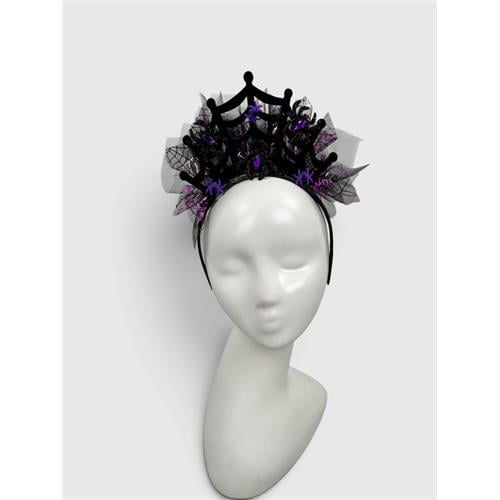 Обруч детский Seta Decor Паучок (26-721BLK-VT)