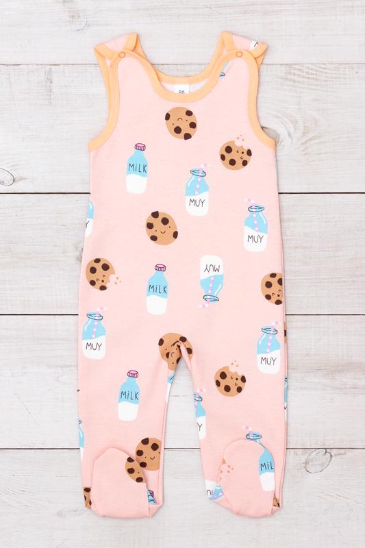 Повзуни ясельні для дівчинки Носи Своє Вушка 56 см Персиковий (5035-024-5)