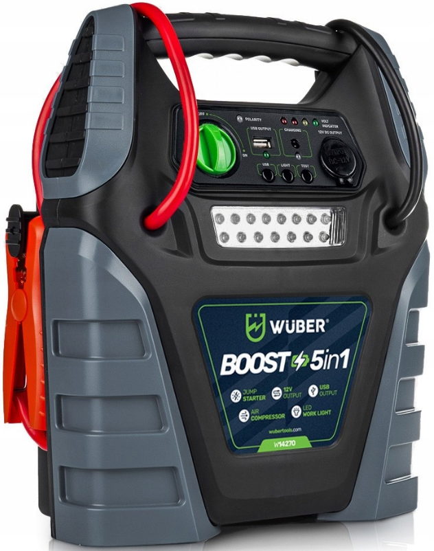 Пусковий пристрій Wuber з компресором 12V 20Аh (31120279) Пусковий пристрій Wuber з компресором 12V 20Аh (31120279)