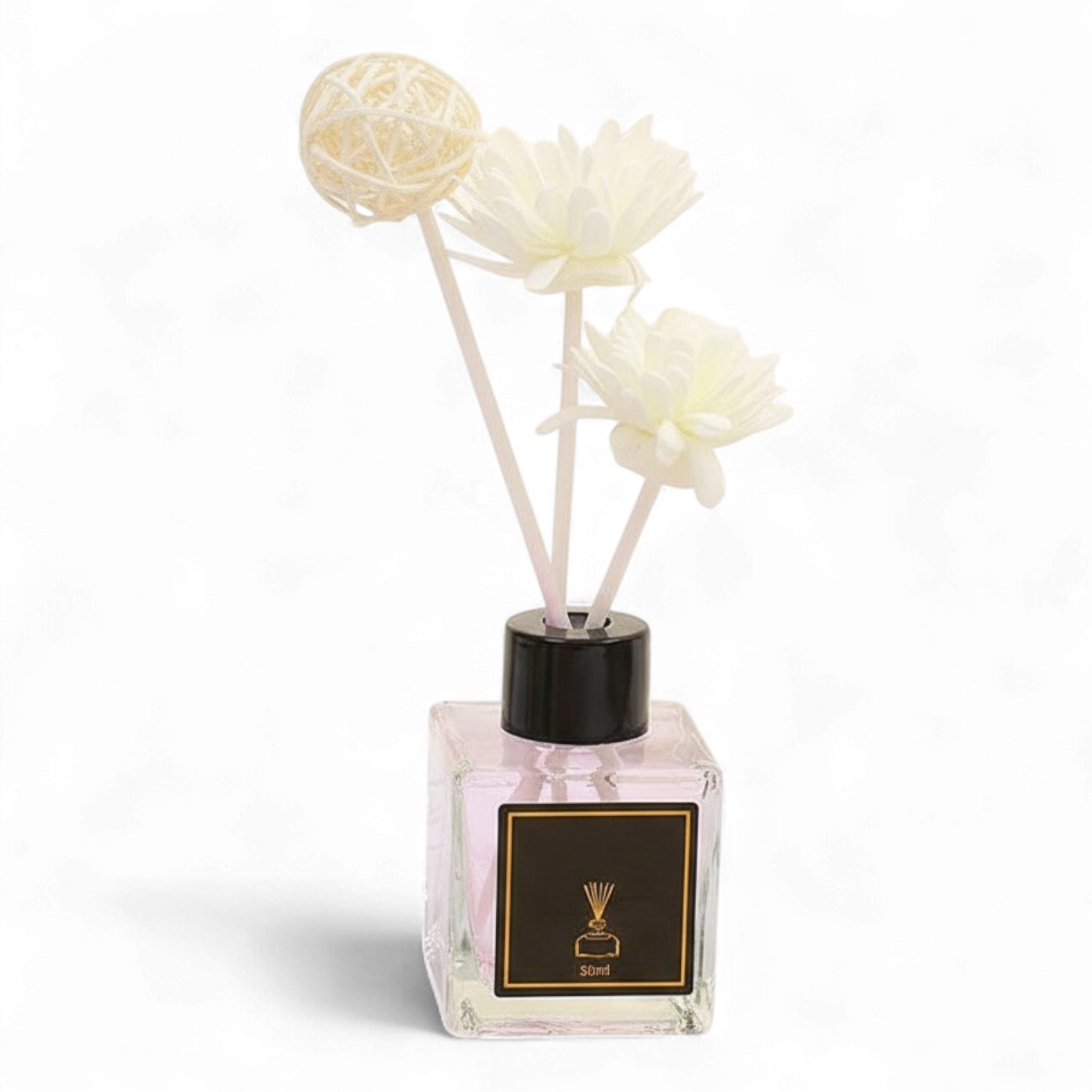 Аромадифузор для дому Univerza Lavender з ротанговою кулькою та квіткою (160_1_0_6B)