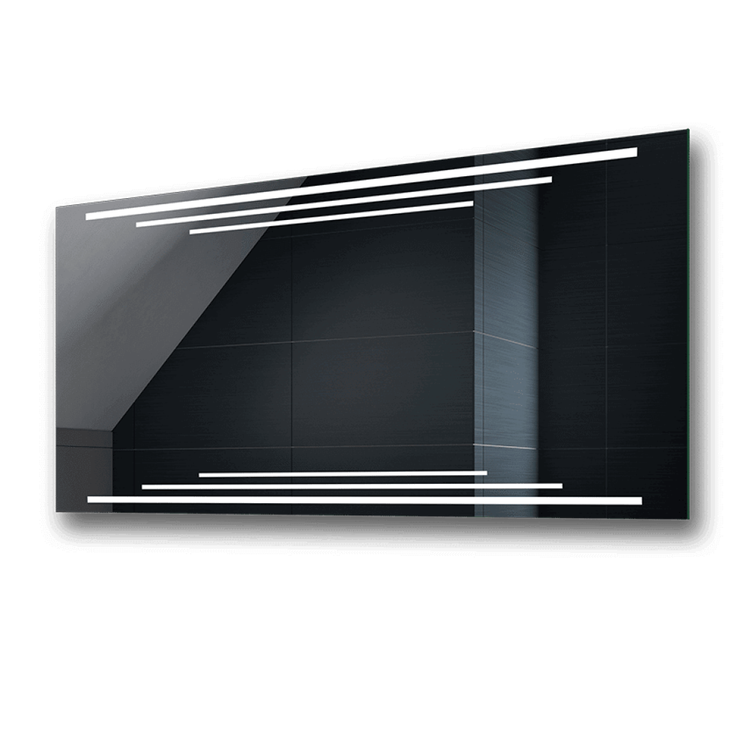 Зеркало Francisca с Led-подсветкой и механическим выключателем 120x100 см (ddaad583)