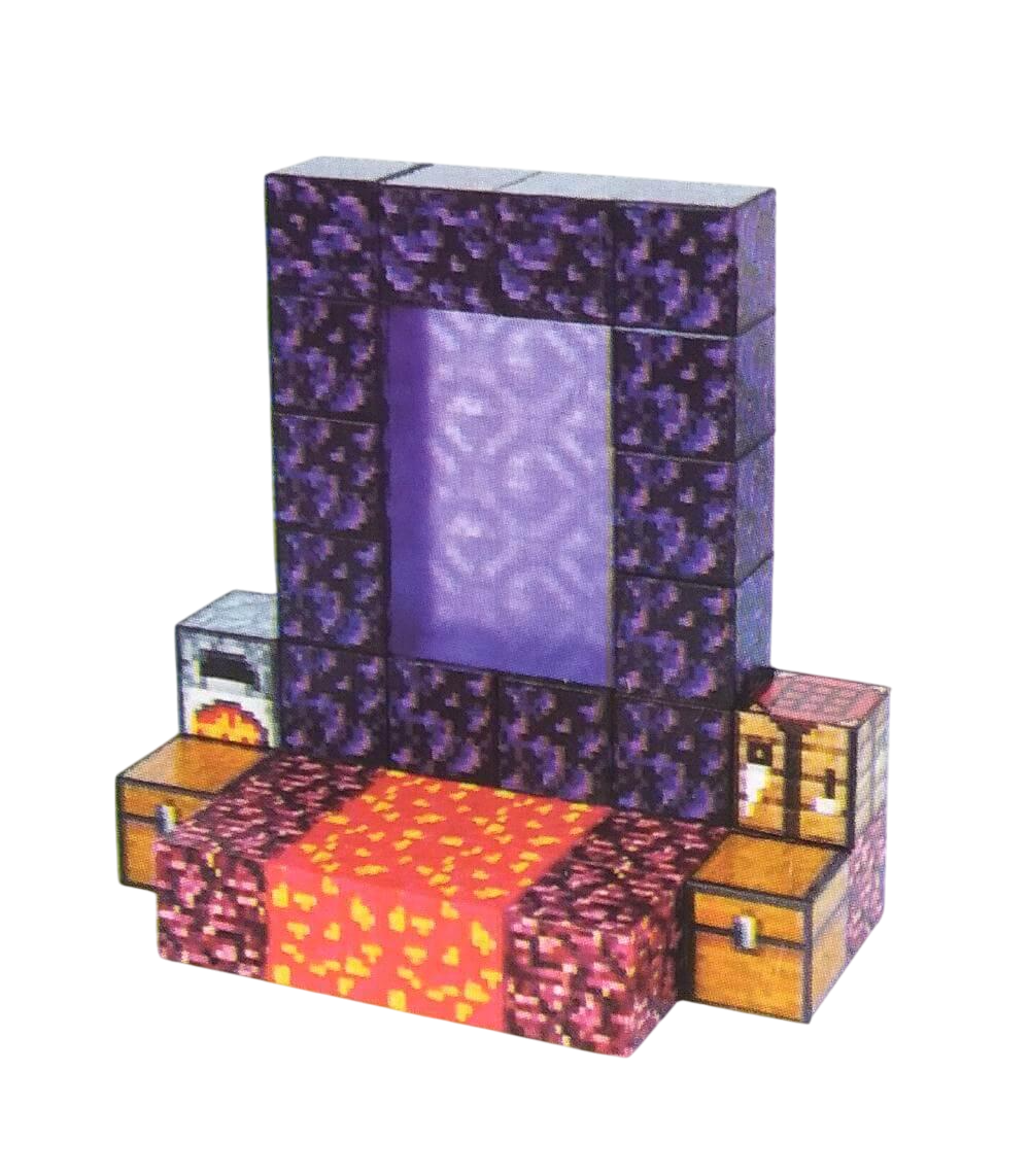 Конструктор магнитный Майнкрафт Портал в конец 34 эл. (ТВ01) Конструктор магнитный Майнкрафт Портал в конец 34 эл. (ТВ01)