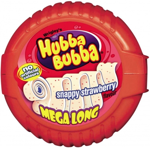 Жувальна гумка Hubba Bubba Mega Lang Snappy Strawberry 56 г (Ц-189)