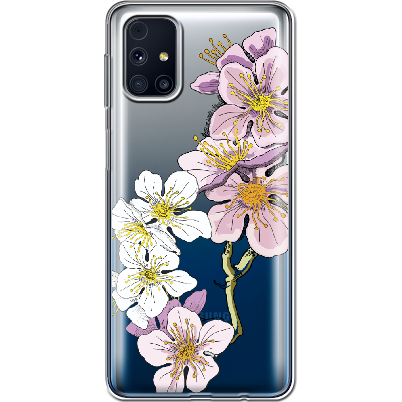 Чехол Boxface Samsung M317 Galaxy M31s Cherry Blossom Прозорий силікон (40942-cc4-40942)