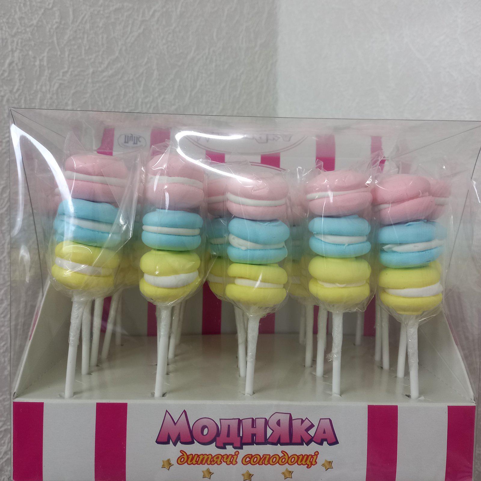 ᐉ Зефирка на палочке Макаронси 40 г 120 шт.