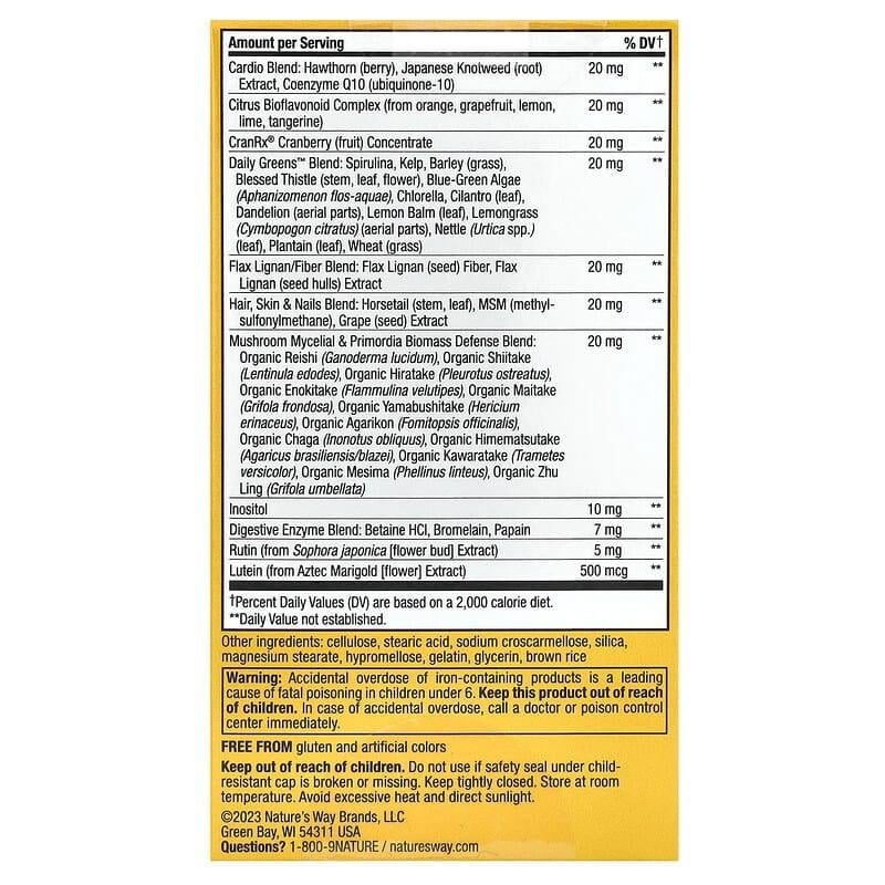 Мультивитамины для женщин Nature's Way Alive Once Daily 60 таблеток (1264841330) - фото 3 Мультивитамины для женщин Nature's Way Alive Once Daily 60 таблеток (1264841330) - фото 3