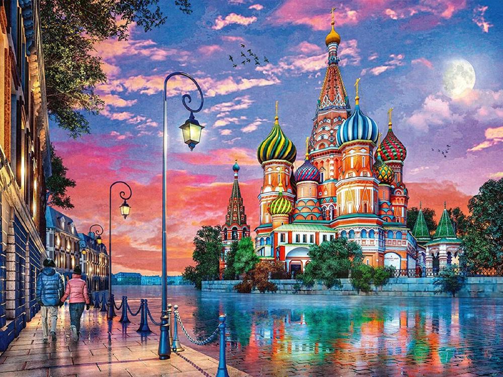 Алмазная Мозаика Emerald Craft Собор Василия Блаженого 30x40 см (24427)