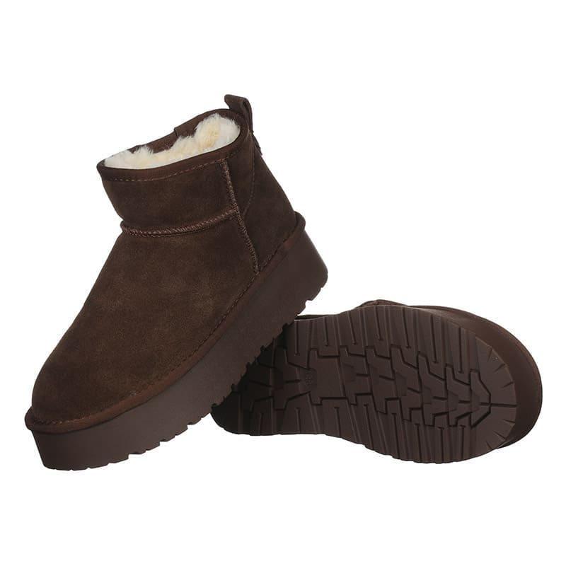 Угги женские PLPS A3301 замшевые р. 36 Коричневый (80076) - фото 4 Угги женские PLPS A3301 замшевые р. 36 Коричневый (80076) - фото 4