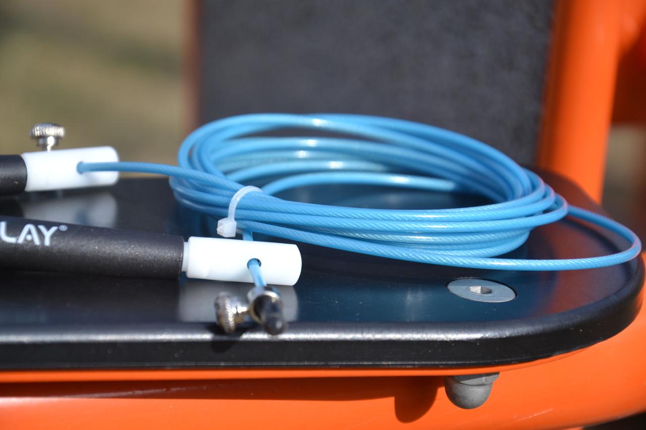 Скакалка скоростная PowerPlay 4202 Ultra Speed Rope 2,9 м Бирюзовый (A-012410) - фото 5 Скакалка скоростная PowerPlay 4202 Ultra Speed Rope 2,9 м Бирюзовый (A-012410) - фото 5