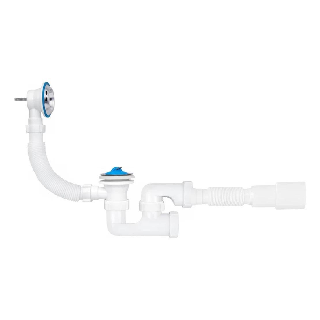 Сифон для ванны Ani Plast Е256EU с переливом и ревизией 1 1/2"х50 мм (CV015518)