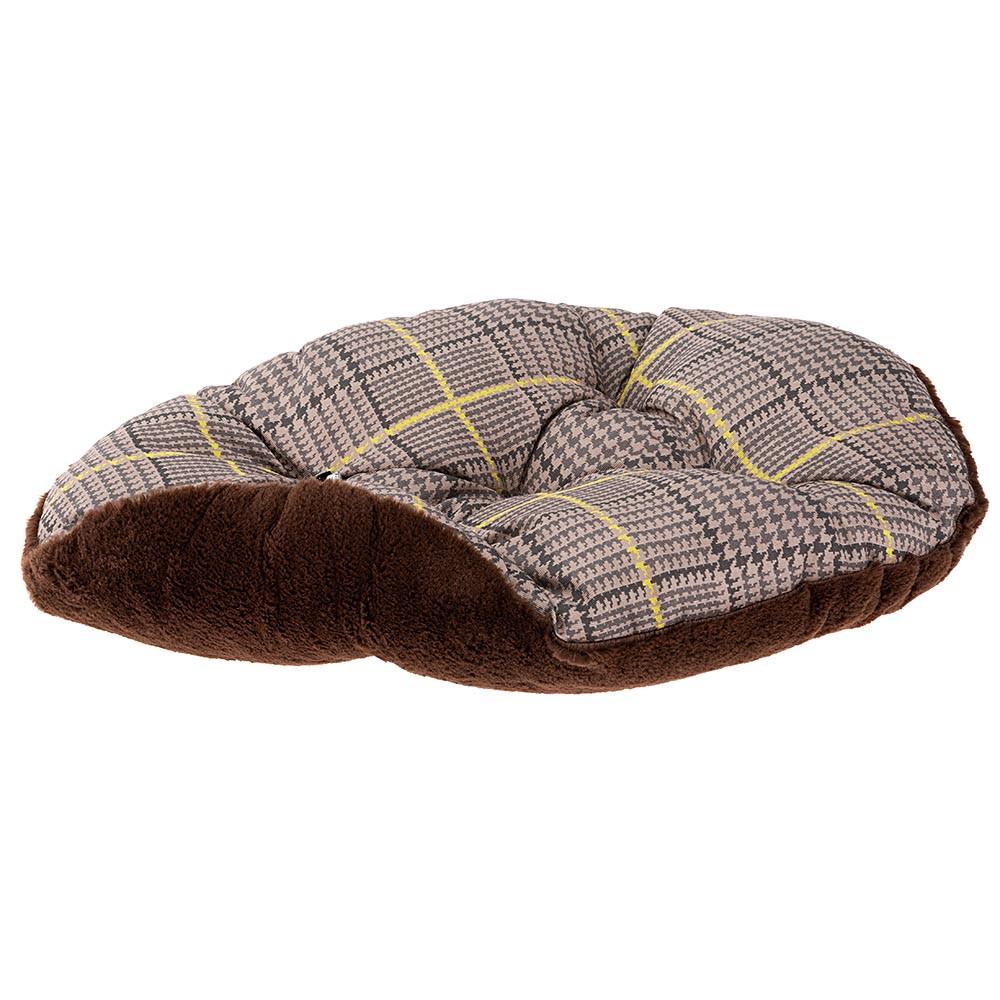 Подушка для собак і котів Ferplast Relax F 78/8 78x50 см Коричневий/Жовтий (82078098) - фото 2 Подушка для собак і котів Ferplast Relax F 78/8 78x50 см Коричневий/Жовтий (82078098) - фото 2