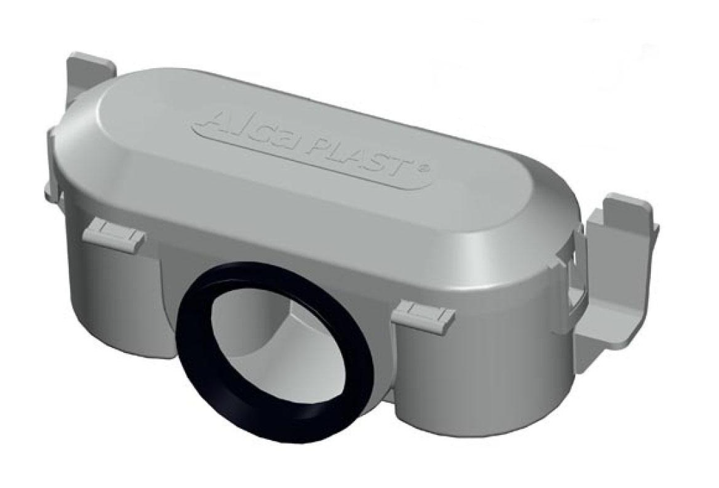 Гидрозатвор комбинированный AlcaPlast P065 для пластикового желоба (P065-ND)