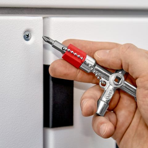 Ключ для шкафов и систем запирания Knipex (00 11 03) - фото 11