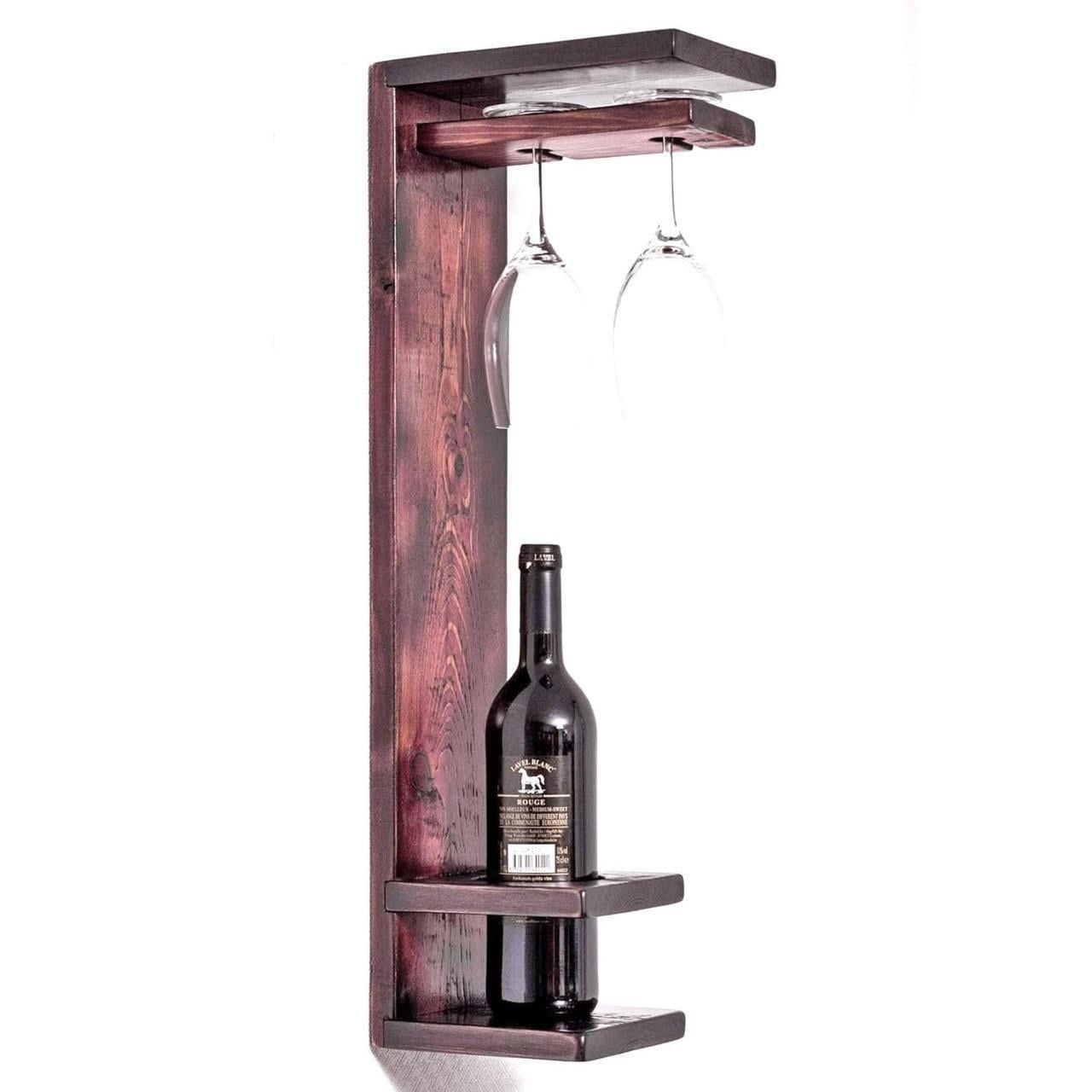 Полка для вина настенная из дерева Фумото Савоярди (ПНК-017115)