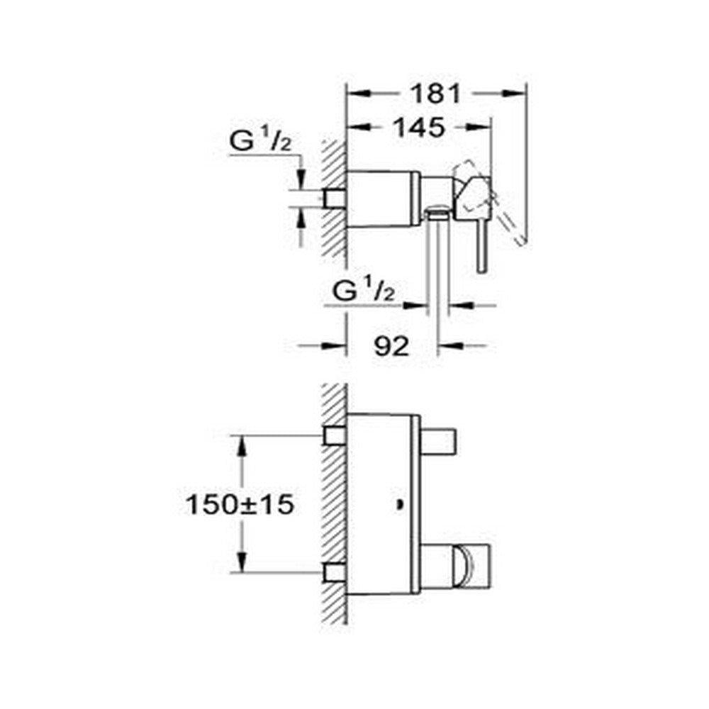 Змішувач для душу Grohe ALLURE 32846000 Хром (115715) - фото 2