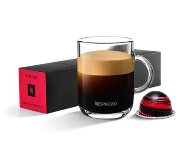 Кофе в капсулах Nespresso Vertuo Half Caffeinato 230 мл