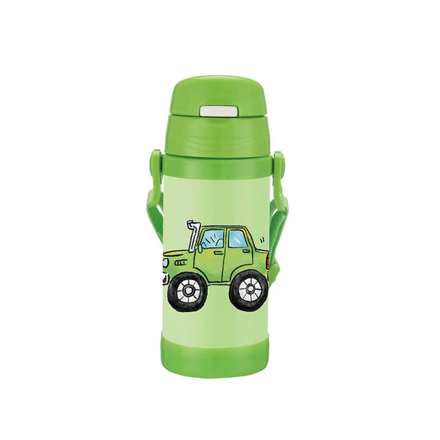 Термос детский Maestro MR-1640-35-B Car с силиконовой трубочкой 350 мл (2666737314)