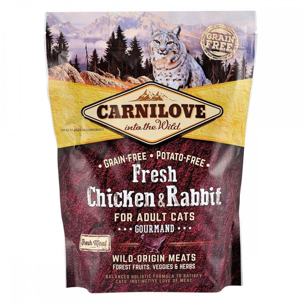 Корм сухой для котов Carnilove Fresh Chicken&Rabbit курица и кролик 400 г (170873/527373)