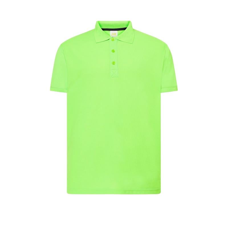 Поло JHK SPORT POLO PIQUE MAN S Салатовый fluor (LMF)