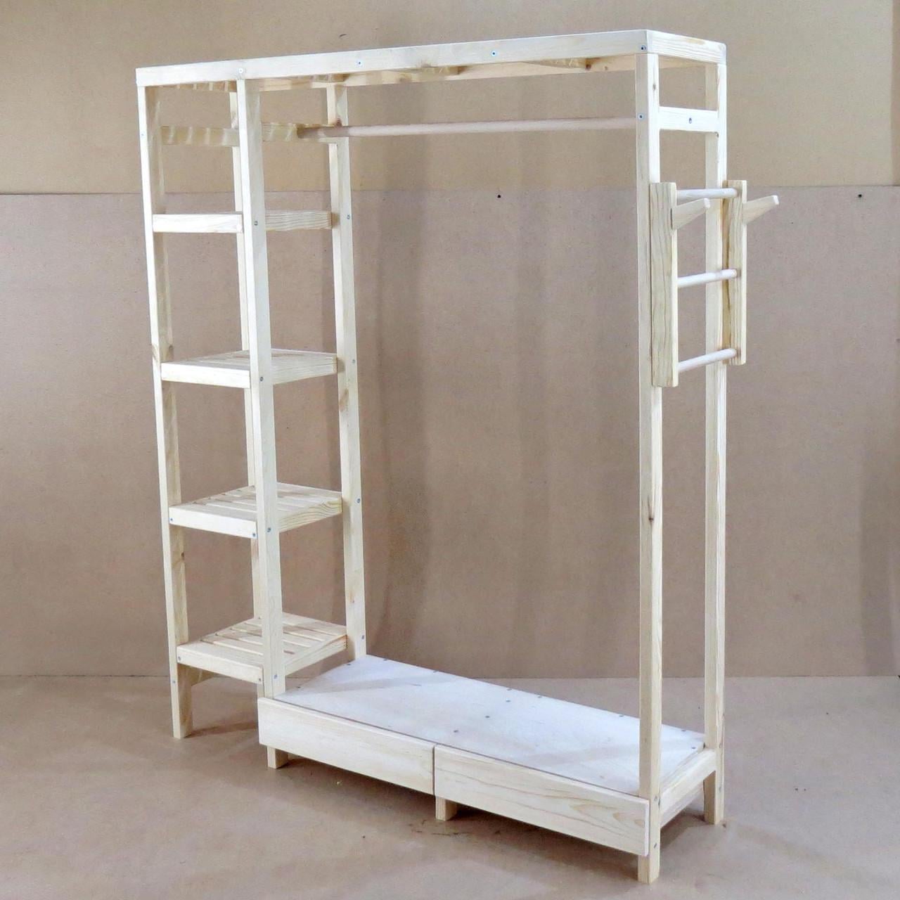 Вешалка-стойка для одежды из дерева Ямбол Бланже (СВГ-001101)