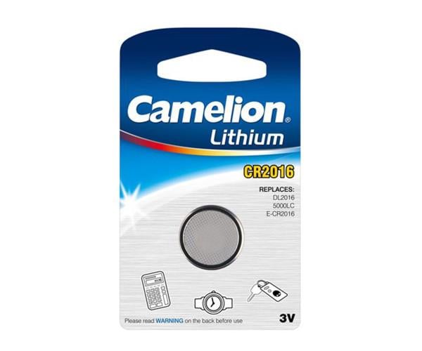 Батарейка Camelion CR2016 Lithium 3V Silver - фото 2 Батарейка Camelion CR2016 Lithium 3V Silver - фото 2