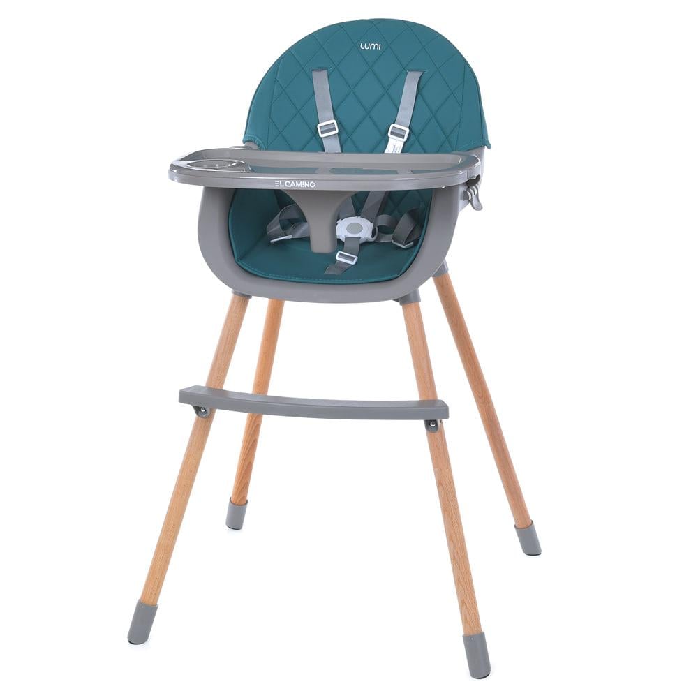 Стульчик для кормления со столиком для девочки ME 1111 LUMI Teal (38065773)