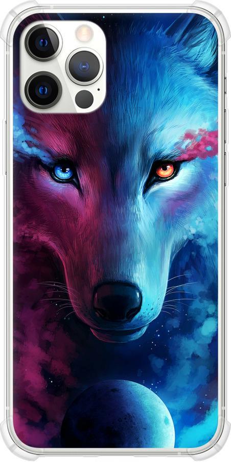 Чехол на iPhone 12 Pro Арт-волк (3999sp-2052-42517)