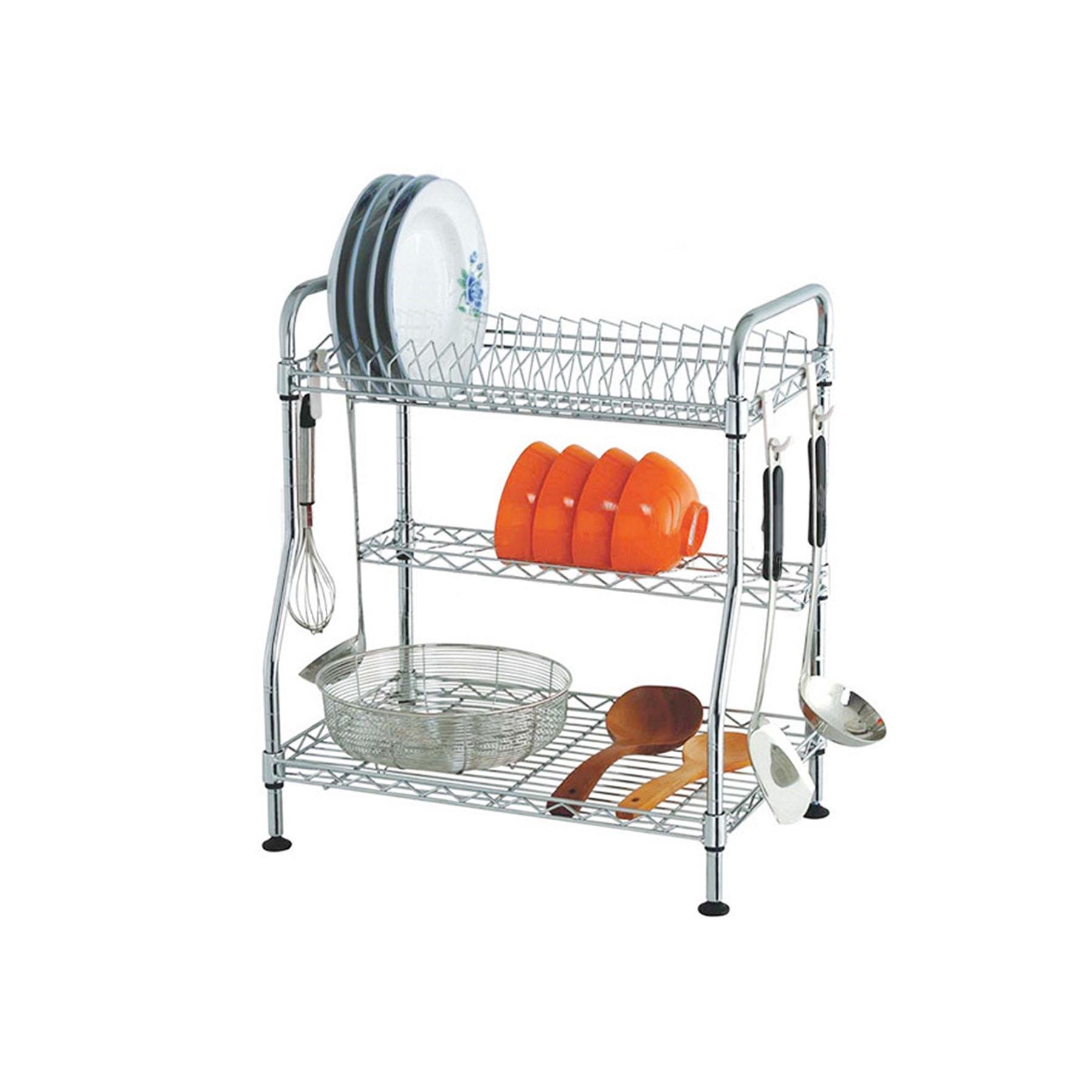 Сушарка металева для кухонного посуду 45х30х44 см - фото 5 Сушарка металева для кухонного посуду 45х30х44 см - фото 5