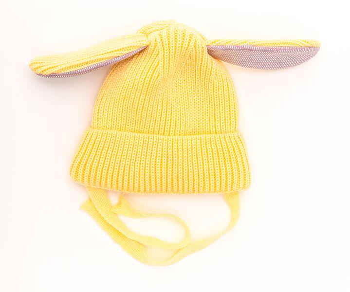 Шапка детская для девочек Бетти D887 флис 44-48 см Желтый