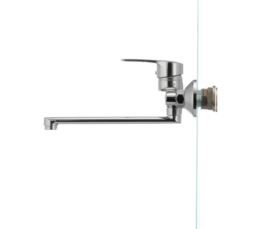 Смеситель для кухни Cron GERMES-5 из стены однорычажный цинковый сплав Хром (b-CR0846) - фото 2 Смеситель для кухни Cron GERMES-5 из стены однорычажный цинковый сплав Хром (b-CR0846) - фото 2