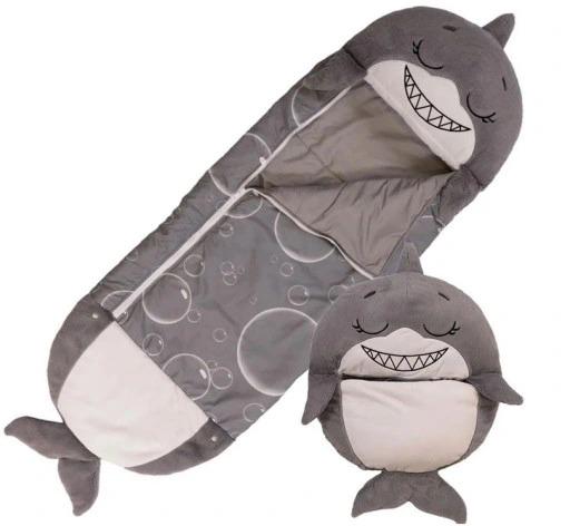 Спальний мішок дитячий Happy Nappers Shark 3в1 120 см (2cff62da) - фото 9
