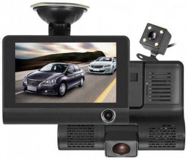 Відеореєстратор XPRO DRIVE XH202 c 3-ма камepaми 4" Full HD 1080P Чорний (XH202_562) - фото 5