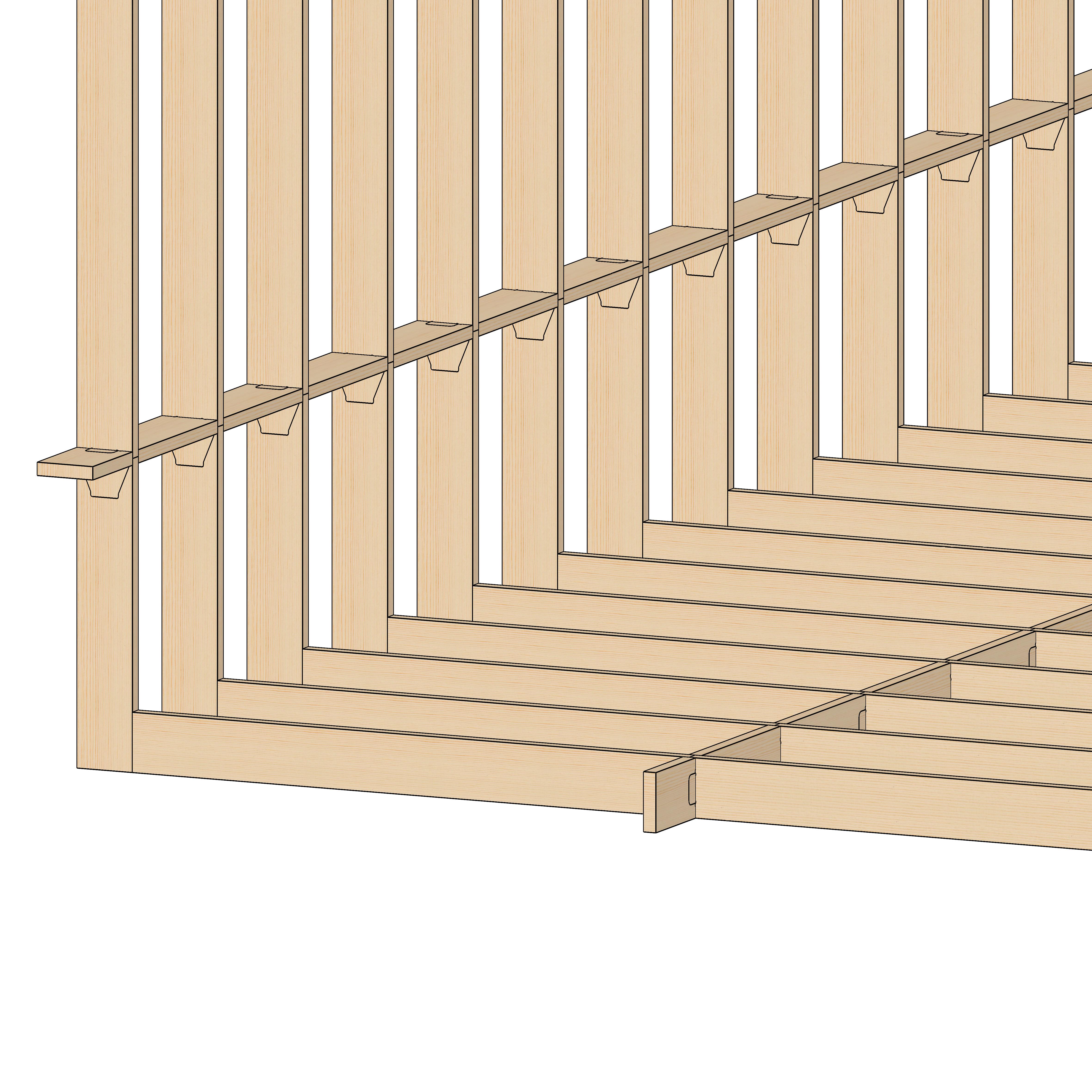 Модульний будинок Freewood Kit 190V конструктор каркасу S 78 м2 (FFW KIT190V) - фото 5