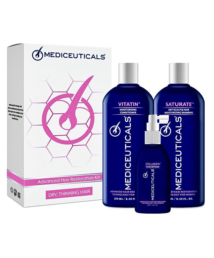 Набір жіночий для стимуляції росту сухого волосся Mediceuticals For Women Kit Dry