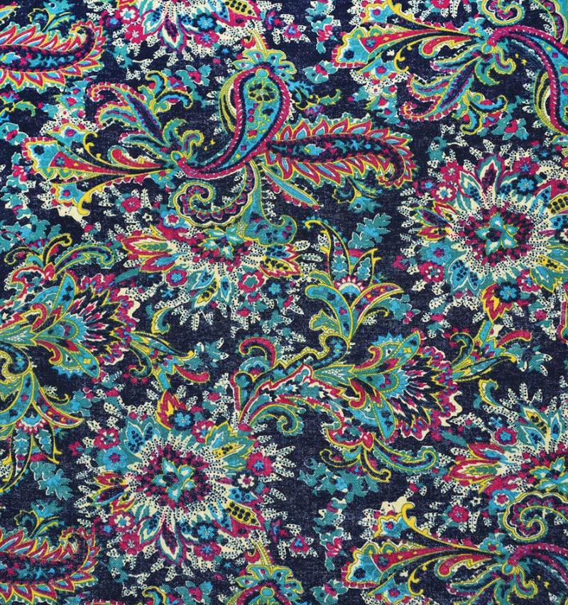 Тканина льон ширина 145 см Різнокольоровий (12623.050)