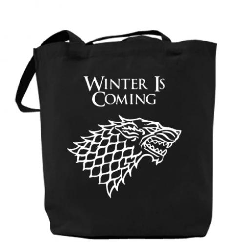 Шоппер Winter is coming 37х41 см Черный (165858-2-20854) Шоппер Winter is coming 37х41 см Черный (165858-2-20854)