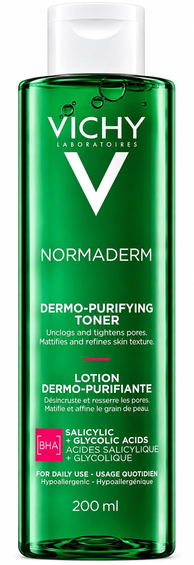 Тонік очисний для звуження пор Vichy Normaderm Purifying Astringent Lotion 200 мл (1453120018)