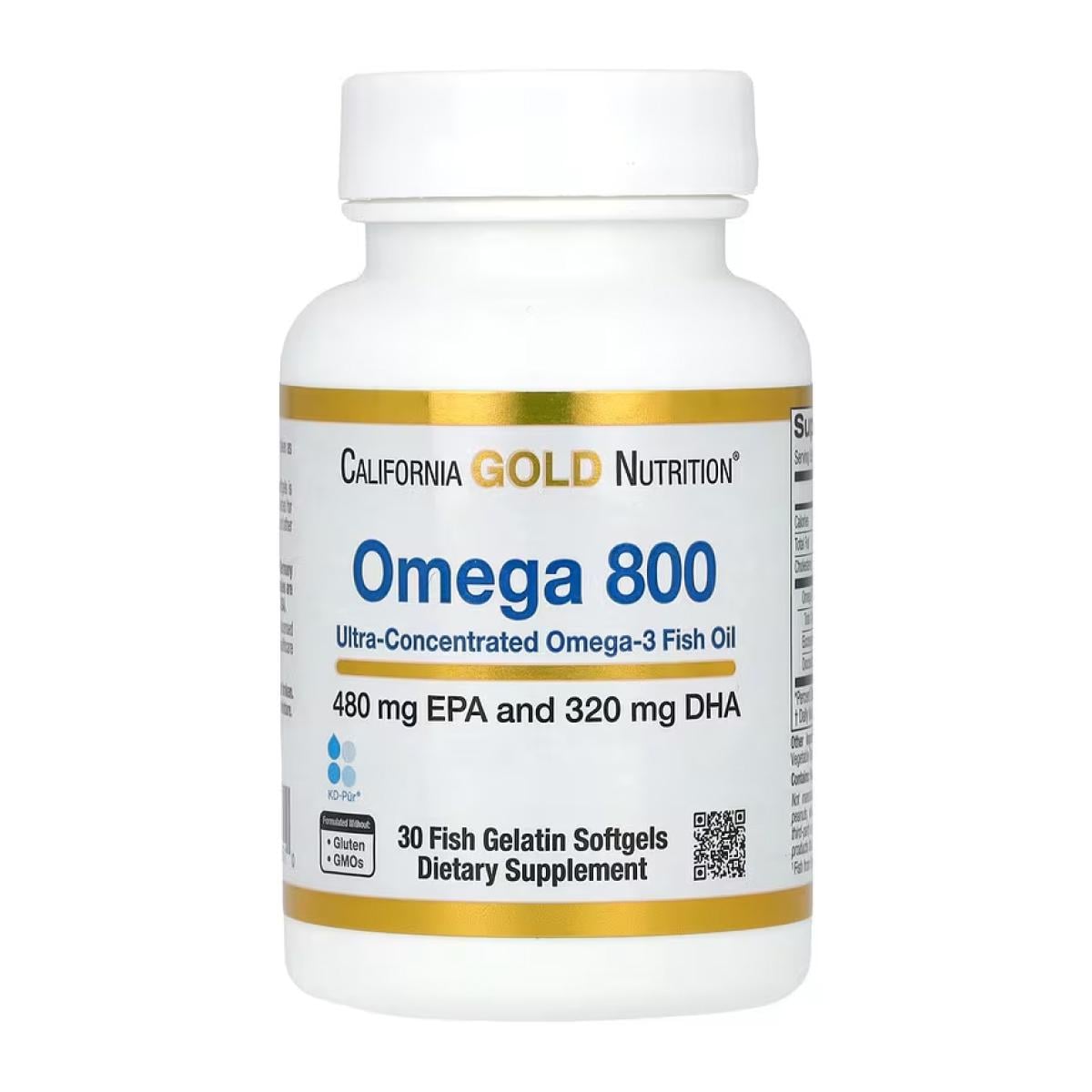 Жирные кислоты Omega-3 800 30 softgels (2023-10-3737)
