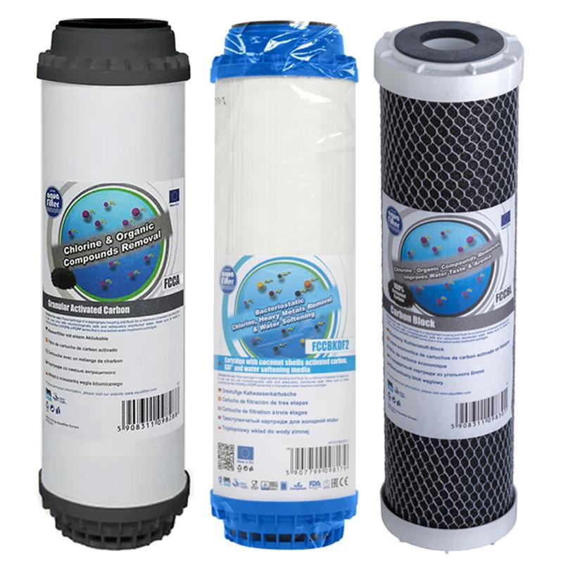 Набор картриджей Aquafilter Kaplya очистка/защита от бактерий умягчение (2247528624)