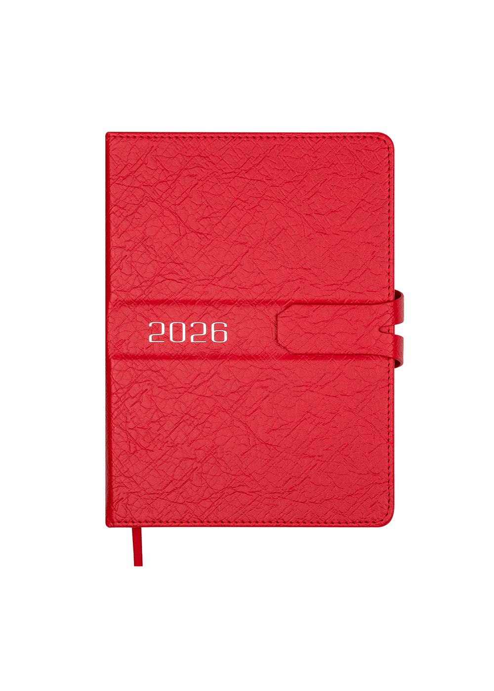 Ежедневник Buromax 2026 BELLE А5 датированный Красный (BM.21103-05)