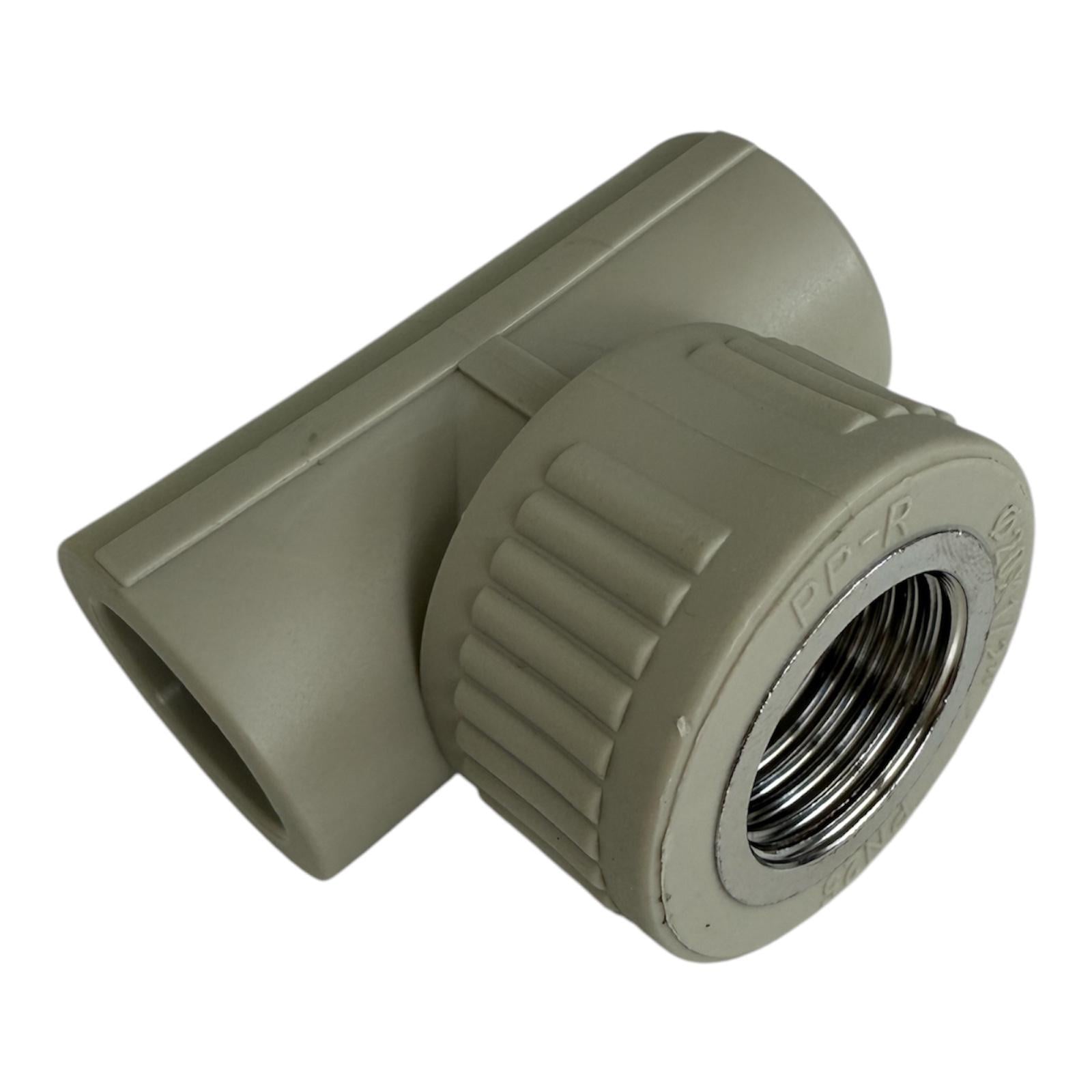 Тройник PPR с внутренней резьбой 20-1/2"-20 (00-00005446)