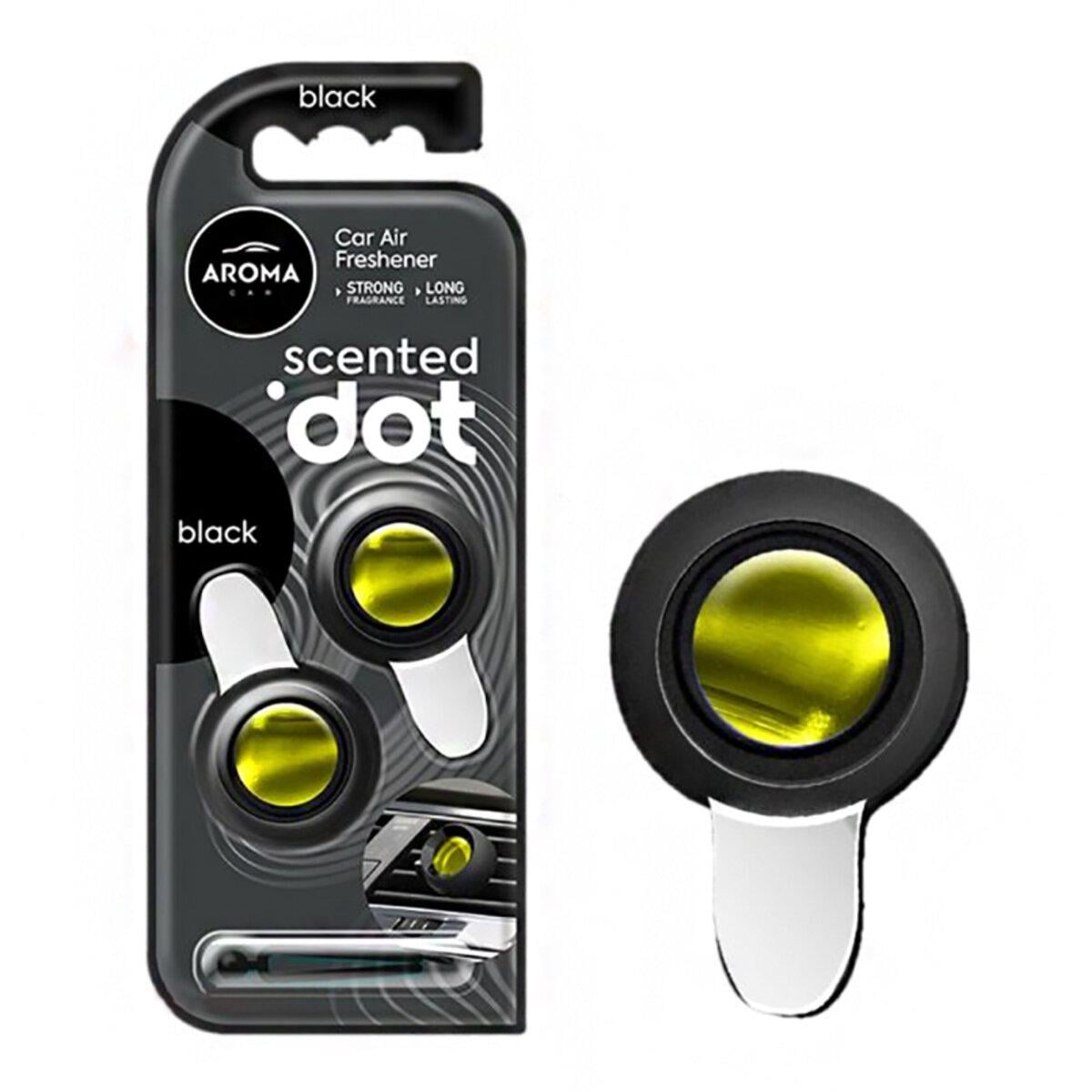 Ароматизатор для авто Aroma Car Double DOT жидкий Black