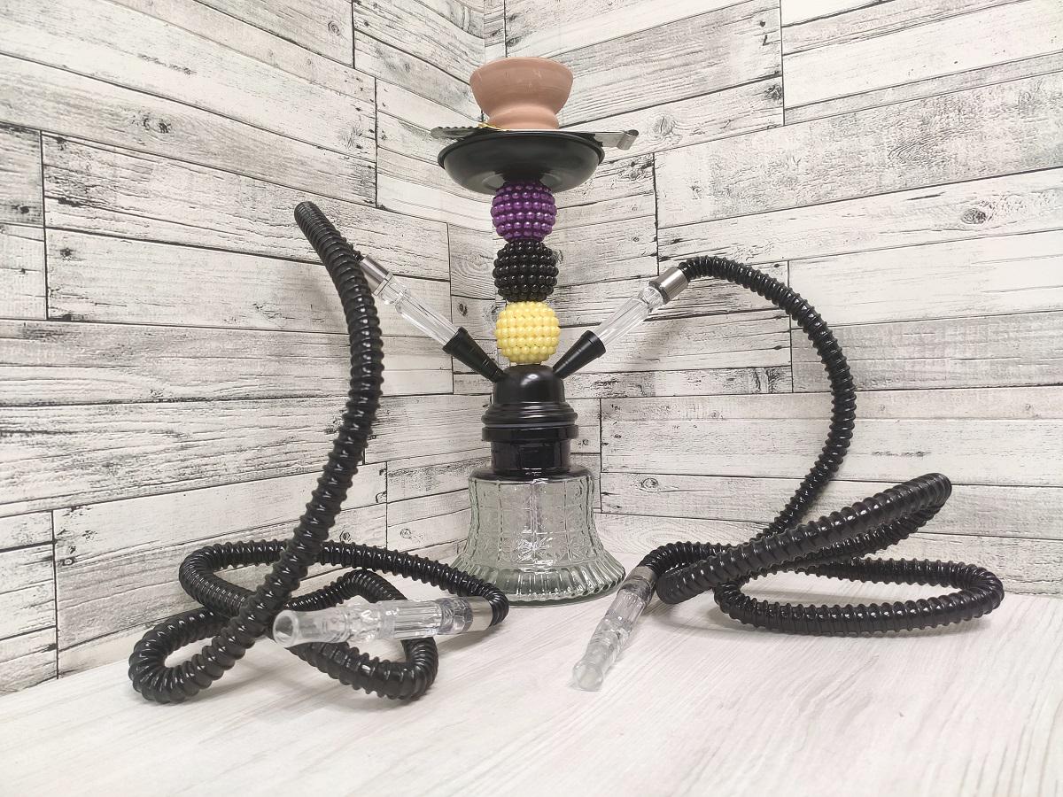 Кальян Hookah Laziza 30 см на 2 персоны Black