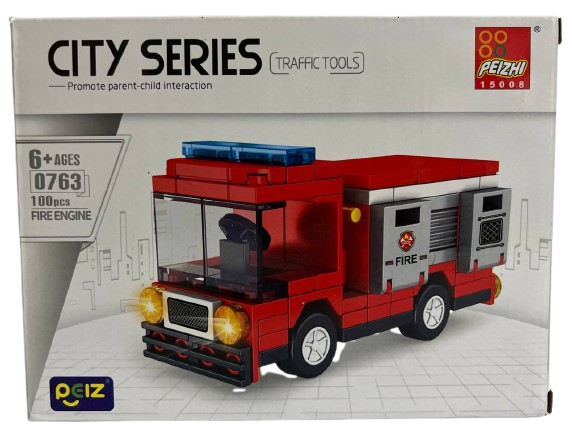 Конструктор Пожежна машина 100 деталей (0763)