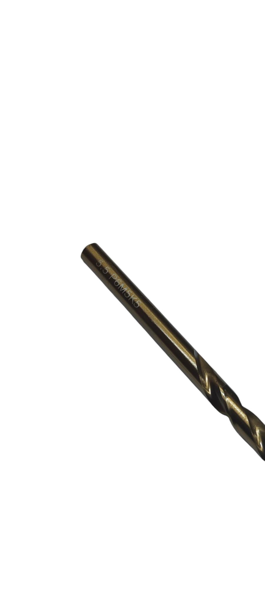 Свердло OTTIMO ц/х ф Р6М5К5 шліфоване А1 5,5 мм (048001) - фото 3 Свердло OTTIMO ц/х ф Р6М5К5 шліфоване А1 5,5 мм (048001) - фото 3