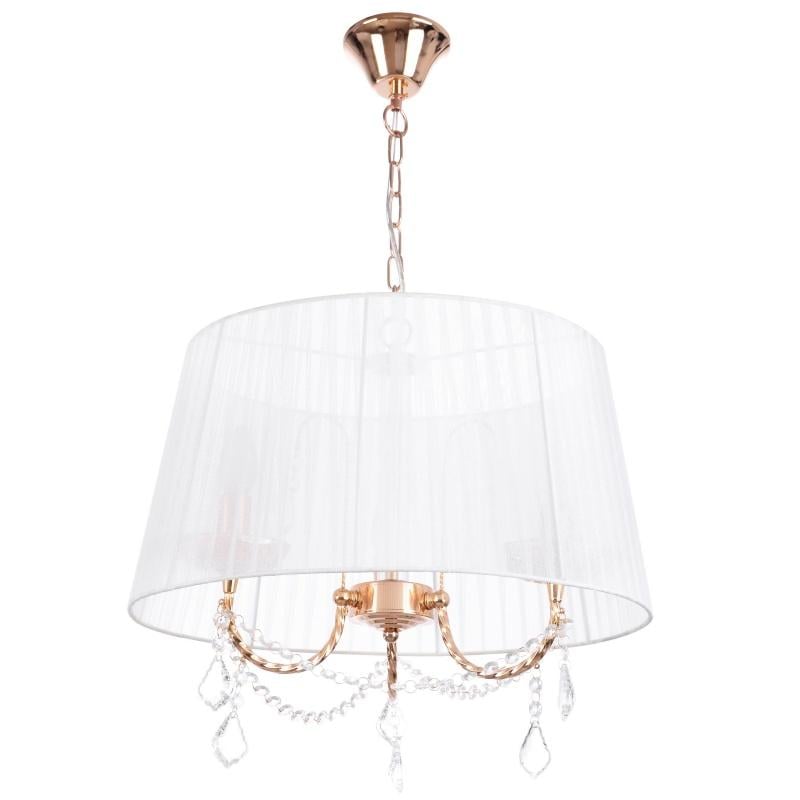 Люстра подвесная прованс Brille BL-090S/3 с абажуром