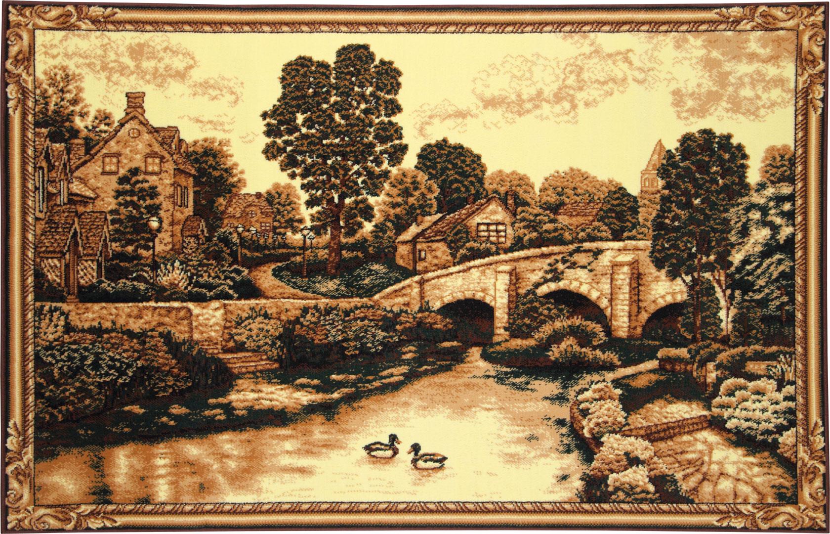 Ковер Karat Gold 222/133 2x3 м прямоугольный Коричневый (00-00004812)