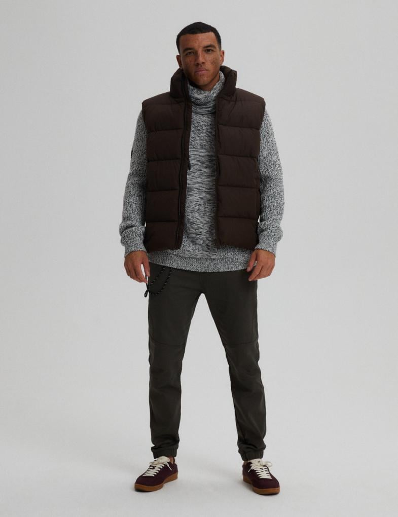 Светр чоловічий Diverse ROVEZZ S Сіль-перець меланж (5902598909701) - фото 4 Светр чоловічий Diverse ROVEZZ S Сіль-перець меланж (5902598909701) - фото 4