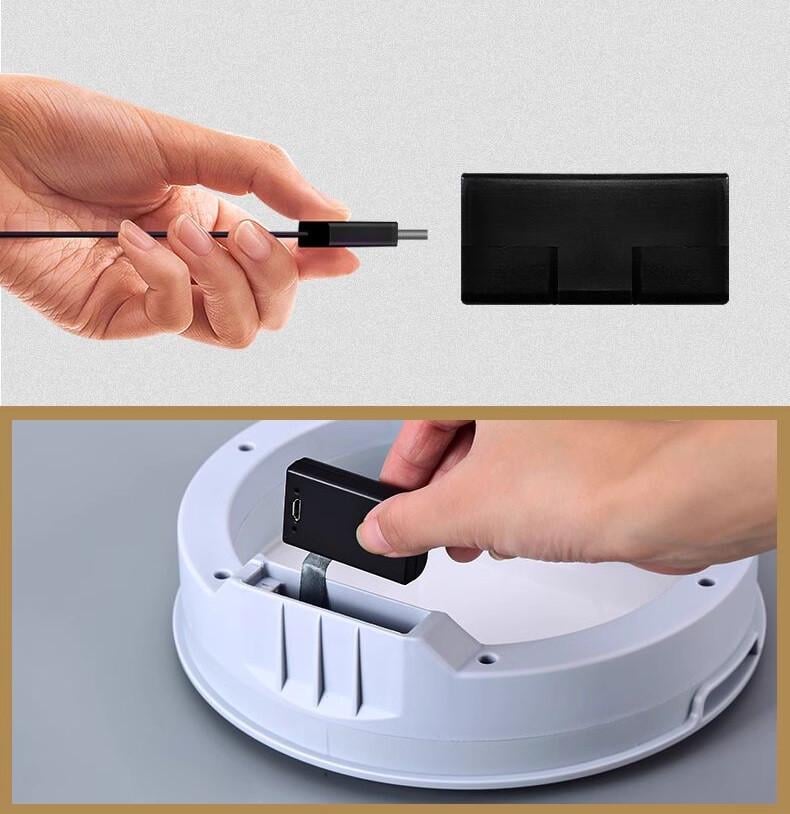 Відро для сміття сенсорне JAH Waterproof кругле 8 л Сірий - фото 3